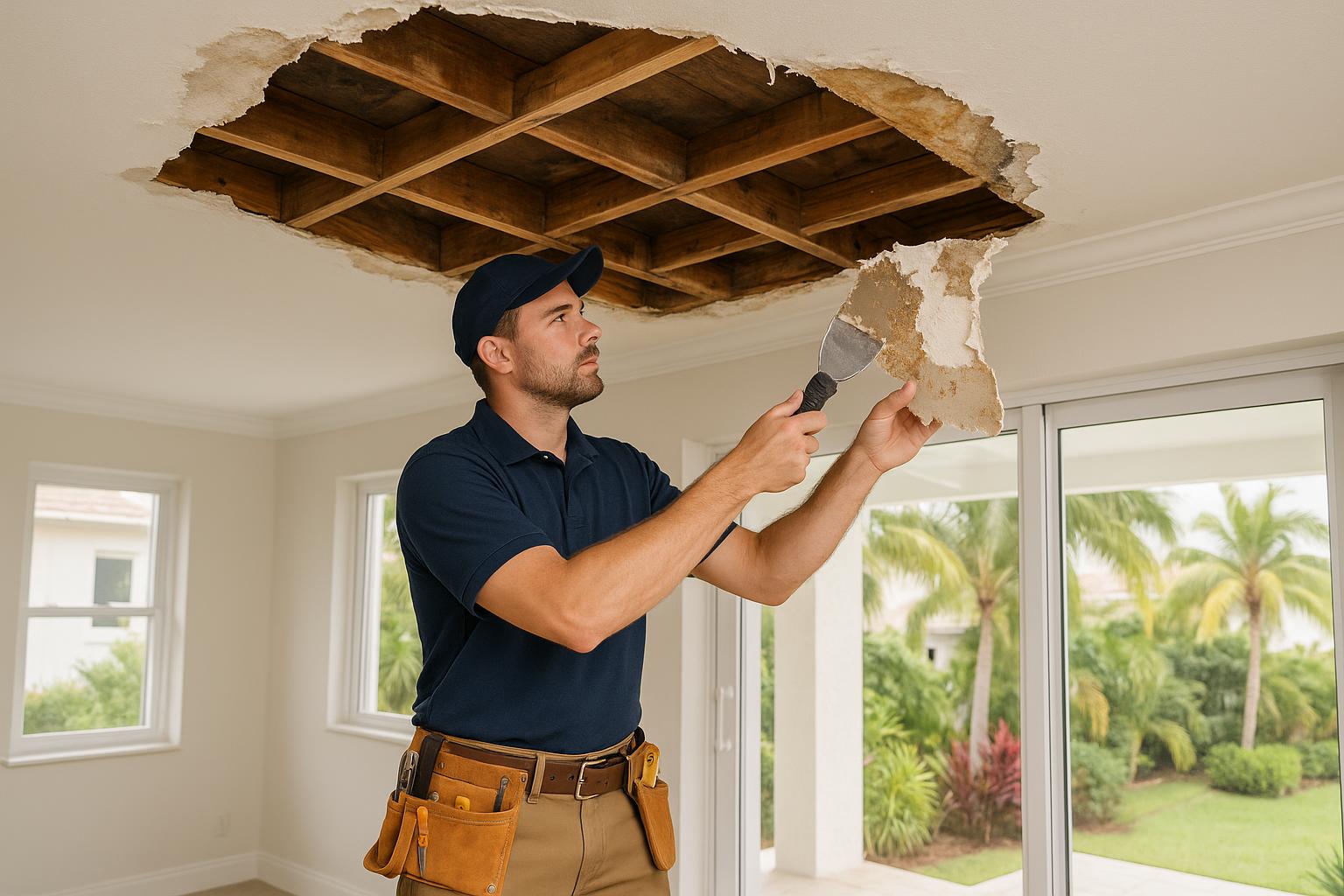 Storm Damage Restoration service by Perfect Roofing & Service